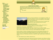 Tablet Screenshot of leavenotracedude.com